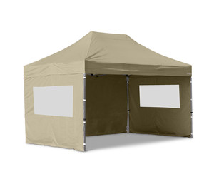 Fábrica personalizada Carpas <span class=keywords><strong>2x2</strong></span> 2x3 3x3 3x4,5 3x6 Tienda de feria comercial con ventana de iglesia para exposición - Product Image 2