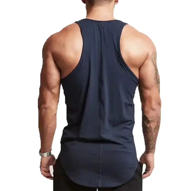 Men Fitness Bodybuilding Muscle Fit Shirt Gym Wear Sleeveless Vest Stringer Tank Top