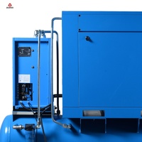 Compresseur à vis 20 CV 16 bars pour machine laser avec moteur et bloc compresseur lubrifiés, refroidi par air, unité fixe