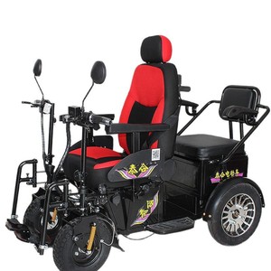 รถเข็นไฟฟ้าไท่เหอ 60V1000W สี่ล้อ พับได้ สำหรับผู้สูงอายุและผู้พิการ พร้อมกล่องเก็บของ - Product Image 2