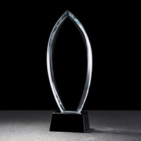 Vente directe d'usine du trophée en cristal blanc JG modèle JG251223022, conception créative DIY, emballage en boîte cadeau