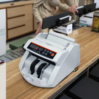 OKYO 2021 UV USD Compteur de billets haute technologie haute vitesse 2108UV Machine de comptage de billets Reconnaissance automatique des devises étrangères