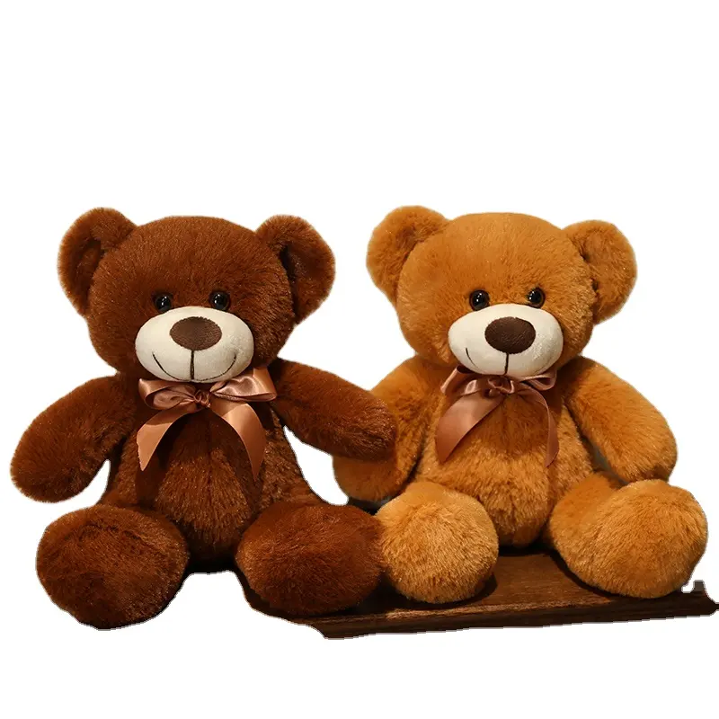 9 couleurs 35cm ours en peluche peluche mignon ours en peluche avec noeud papillon doux cadeau de noël cadeaux ours en peluche peluche