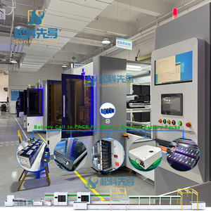 Ligne d'assemblage semi-automatique de batteries lithium cylindriques et prismatiques pour stockage d'énergie commercial, 2 postes de travail - Product Image 6