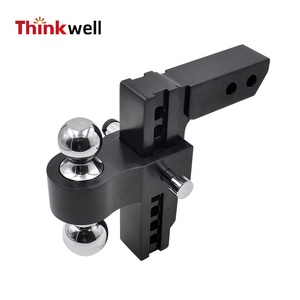 Support d'<span class=keywords><strong>attelage</strong></span> réglable de 8 pouces avec récepteur de 2 pouces Nouveau coupleur et verrouillage de remorque pour une connexion facile - Product Image 1
