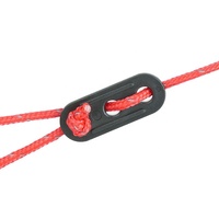 IRONDONKEY Corde réfléchissante en nylon épais de 5 mm x 4 m pour camping extérieur et éclairage nocturne - Corde de guidage universelle pour tente avec boucle
