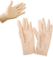 Gants de patinage artistique personnalisés en gel, résistants à l'eau, chauds, en polyester et élasthanne, coupe-vent, à enfiler, fonctionnels pour l'extérieur