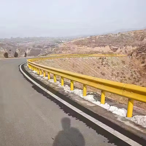 Zinc Coated W Beam Highway Guardrail EN1317 Certified Roadside Crash Barrier for UAE Highway Safety Project - Product Image 4