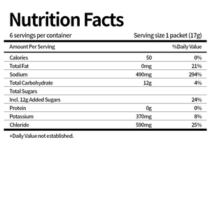 Sachets de poudre d'électrolytes 0,6 oz, limonade à la fraise, 6 unités - Product Image 2
