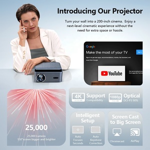 Nuevo Proyector Google TV 2026 AUN A45 Pro, el Mejor Full HD 4K, YouTube, Netflix, Alto Brillo, 870 ANSI, Certificado, para el Hogar - Product Image 3