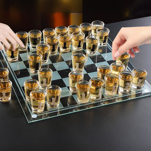 Dericsson personnalisé vin cristal verre jeu d'échecs jeux de société d'échecs pour adultes - Product Image 1