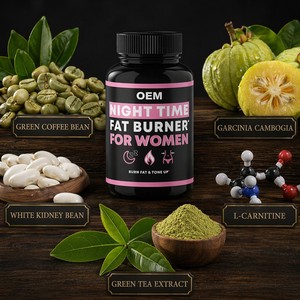 Brûleur de <span class=keywords><strong>graisse</strong></span> de nuit pour les femmes capsules de perte de poids Garcinia Cambogia supplément de soutien au métabolisme - Product Image 5