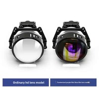 Lentilles Bi-LED automobiles 3 pouces, lentilles de phare LED laser Hi-Lo 6000K, projecteurs LED de voiture