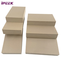 Plaque en plastique iPEEK 6mm Matériaux vierges résistants à la chaleur Planche en plastique PEEK GF30 Feuille Peek personnalisable