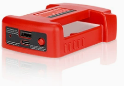 <span class=keywords><strong>Chargeur</strong></span> <span class=keywords><strong>rapide</strong></span> USB Type-C QIYUN avec boucle de ceinture, 4 ports Type-C, sortie 18W pour batteries d'outils électriques au lithium <span class=keywords><strong>Milwaukee</strong></span> 18V - Product Image 6