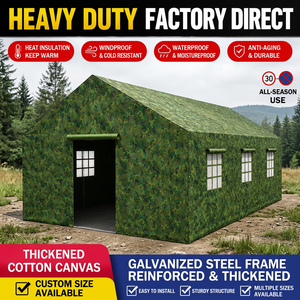 Carpa de Pared de Acero Inoxidable con Camuflaje, Refugio Impermeable para Exteriores, Casa de Campaña Resistente para Emergencias, Tamaño Personalizado, para Todas las Estaciones - Product Image 3