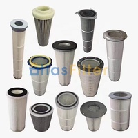 Elemen Filter Hidrolik BTLAS PI 15006 MIC 25/K197 Bersertifikasi CE Baru dengan Tutup Ujung Plastik PA Fiberglass untuk Penggunaan Konstruksi