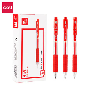 Deli Ballpoint Pen 0.5mm Black Refill Durable Office Writing Tool - Product Image 3