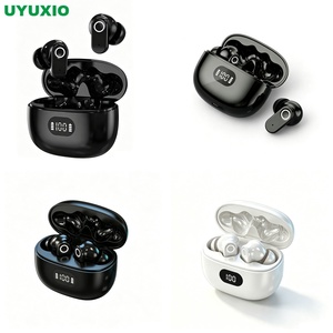 Auricolari Wireless TWS, Cuffie Senza Fili con Riduzione del Rumore, <span class=keywords><strong>Bluetooth</strong></span> 5.4, Accoppiamento Automatico, Bassi Profondi per Musica, Chiamate e Gaming - Product Image 1