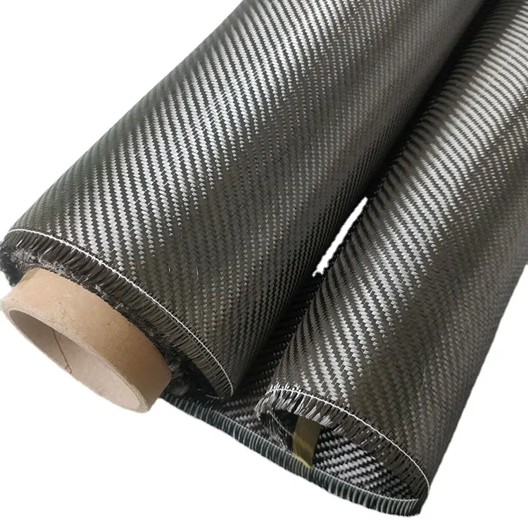 Twill Weave Carbon Fibre Sheet Price from 200gsm to 680gsm Carbon Cloth Fiber Roll