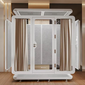 La sala <span class=keywords><strong>de</strong></span> música prefabricada acústica portátil para el hogar también se puede utilizar como un divisor <span class=keywords><strong>de</strong></span> espacio <span class=keywords><strong>de</strong></span> habitación insonorizado para el trabajo o la oficina - Product Image 3