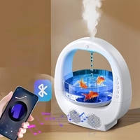 Diffuseur d'arômes ultrasonique portable électrique USB 5V, humidificateur et rafraîchisseur avec contrôle par application et lumières LED pour la chambre, l'hôtel et le bureau