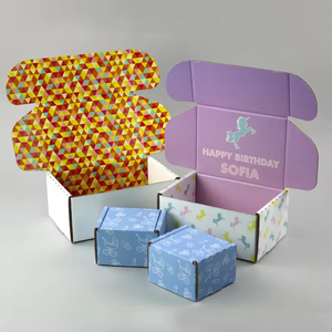 Tùy chỉnh in ấn sản xuất bán buôn giấy sóng giao hàng gửi thư bao bì vận chuyển hộp bưu phẩm với logo - Product Image 1