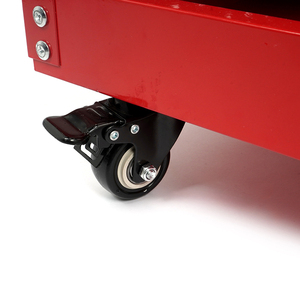 고품질 3단 공구 카트 트롤리, OEM/ODM/OBM 지원, 대용량 레드 색상 맞춤 제작 가능 - Product Image 5