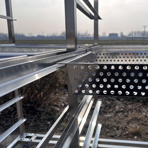 Carrello da Forno Commerciale in Acciaio Inossidabile 304 Staccabile con Ripiani e Vassoi per Uso in Panificio - Product Image 6