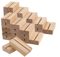 Supports d'affichage de cartes numériques en bois, fabrication sur mesure, porte-menu de table, porte-cartes photo en bois