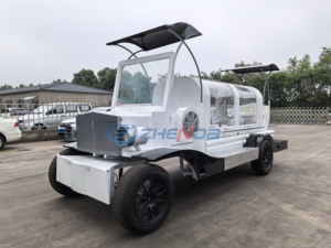 Electric Vintage Hearse 6 Wheels Hearse Cart Electric Classic Hearse Funeral Car - Product Image 6