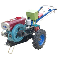 Outil de tracteur à pied Semoir de blé récolteuse de maïs ensileuse et ensileuse Charrue à disque motoculteur rotatif double charrue