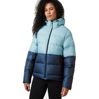Veste en duvet réversible pour femmes avec logo personnalisé OEM Vente en gros chaude hiver extérieur bulle doudoune avec contraste pour les femmes