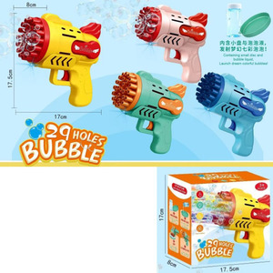 Pistola de Burbujas para Niños, Juguete para Jugar al Aire Libre, 12 Agujeros, Soplador de Burbujas Automático, Embalaje en Caja de Color, Pistola de Burbujas de Plástico Unisex - Product Image 2