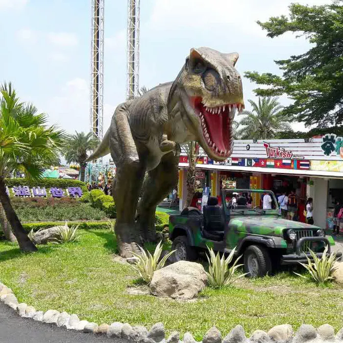 Профессиональные заводские Реалистичные Статуи Динозавров в натуральную величину