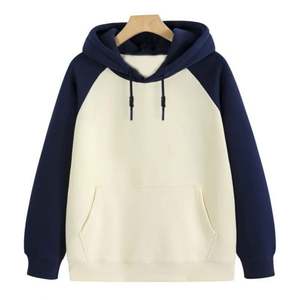 2025 sudaderas con capucha de combinación de colores de moda comprar a granel liso polar en blanco pesado 420 Gsm algodón poliéster sudaderas con capucha - Product Image 5