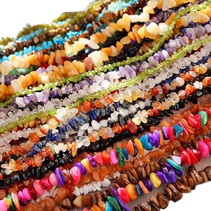 Natural Stone Beads 5-8mm Irregular Shape Loose Beads For Jewelry Making 16 Inch Strand DIY Accessories - Product Image 1