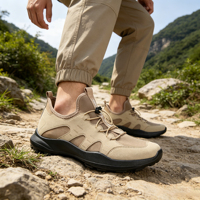 Chaussures de sport décontractées pour hommes et femmes, confortables, respirantes, en maille, antidérapantes, légères, chaussures de marche, fabrication personnalisée