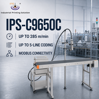 Impresora de Inyección de Tinta Continua de Alto Contraste con Tinta Amarilla IPS-C9650C y Limpieza Automática del Cabezal de Impresión