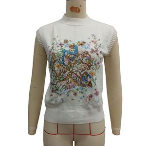 Nouvelle Arrivée 2026 – <span class=keywords><strong>Pull</strong></span> <span class=keywords><strong>Femme</strong></span> Printemps Chic à Col Rond, Coupe Ajustée, Motif Floral Tricoté - Product Image 2