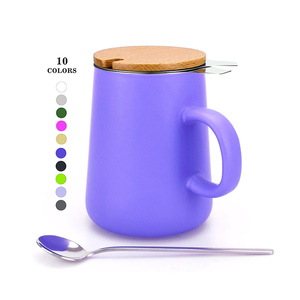 Faible QUANTITÉ MINIMALE DE COMMANDE Personnalisé Logo Couleur Fabrication Professionnelle <span class=keywords><strong>Café</strong></span> Thé Infuser Tasses En Acier Inoxydable Avec Poignée - Product Image 5