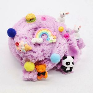 สไลม์ไหมสีสันสดใส DIY ขายดี คริสตัลใสไล่เฉดสี โปร่งแสง ฟูฟ่อง ไม่เหนียวเหนอะหนะ ดินน้ำมันสำหรับเล่น ของซัพพลายเออร์ - Product Image 5