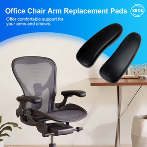 KEDE Hot Sale Recommendation PU Foam <strong>Chair</strong> Armrest <strong>Pads</strong> Durable Gaming <strong>Chair</strong> Accessories Spare Parts for Aeron Office <strong>Chair</strong> - Product Image 1
