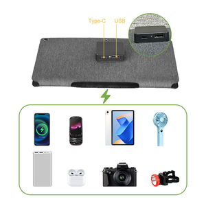 <span class=keywords><strong>Panneau</strong></span> <span class=keywords><strong>solaire</strong></span> pliable portable OEM haute efficacité 23% léger 20W pour téléphone - Product Image 3