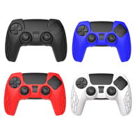 Coque en silicone pour PS5 Gamepad Coque de protection en caoutchouc pour PS5 Controller Cover