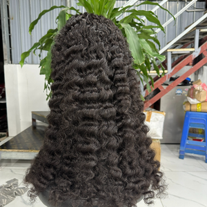 Pelucas Rizadas Vietnamitas y Birmanas Hechas con Cabello Humano Virgen 100% Natural, Cutícula Alineada, Color 1B - Product Image 2