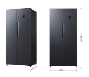 Original Mijia 501L Side By Side <b>Refrigerator</b> Ink Feather Rock Ultra-thin 65cm No Frost Inverter Smart Fridge for Home Kitchen - Product Image 2