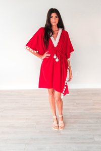 Trending Women's Wear Dress Indian Handmade Farida Kahlo Kaftan Long Cotton Kaftan Cover up Night Wear Kaftan Dress - Product Image 2
