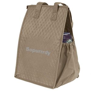 Sac isotherme personnalisé avec logo, imprimé, non tissé, pour courses, sac de transport, sac de rangement alimentaire, sac à lunch thermique - Product Image 5