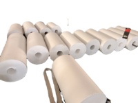 Service OEM, plaque en fluoroplastique souple blanche, antiadhésive, pour machines d'emballage, bande de guidage de convoyeur, feuille de PTFE expansée